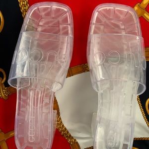 Gucci Rubber Jelly Sandals